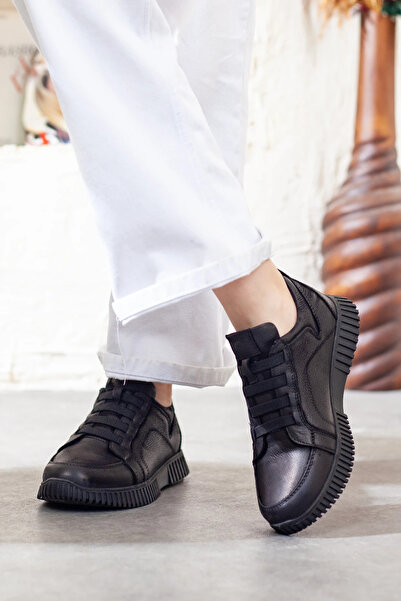 Adım Adım Mammamia Kadın Hakiki Deri Ekstra Rahat Günlük Ayakkabı