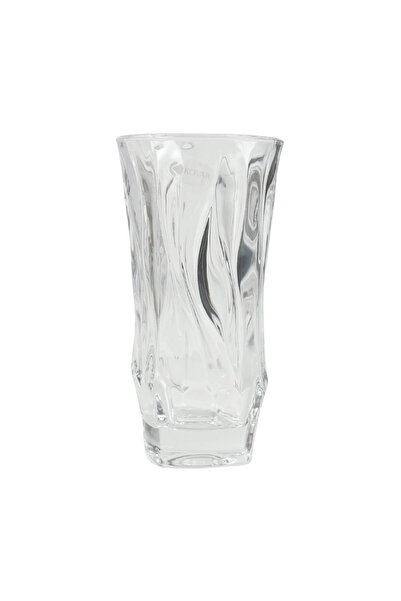 Kovar FH-20002 طقم زجاج مقسّى كريستالي شفاف من خشب البامبو خالٍ من الرصاص، 11...