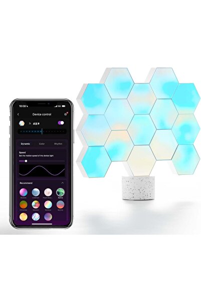 Cololight PRO RGB Lights for Gaming Setup, USB-Power Gaming Lights, Sync Music Hexagon Wall Lights w