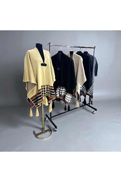 mim eşarp Akmoda Thick Winter Knitwear Long Poncho