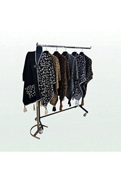 mim eşarp Akmoda Thick Winter Knitwear Long Poncho