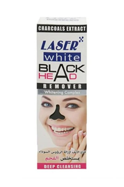 LASER WHITE قناع الأنف لإزالة الرؤوس السوداء بخلاصة الفحم - 50 مل