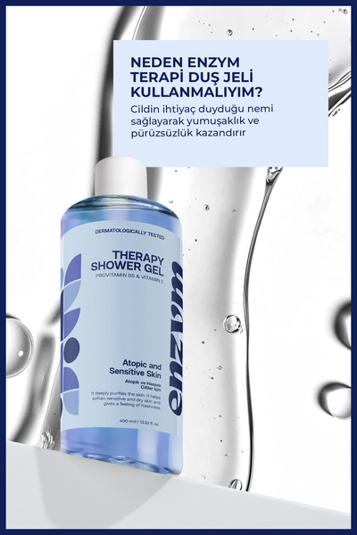 ENZYM COSMETICS Kuru Ve Hassas Ciltlere Özel Terapi Duş Jeli 400 ml