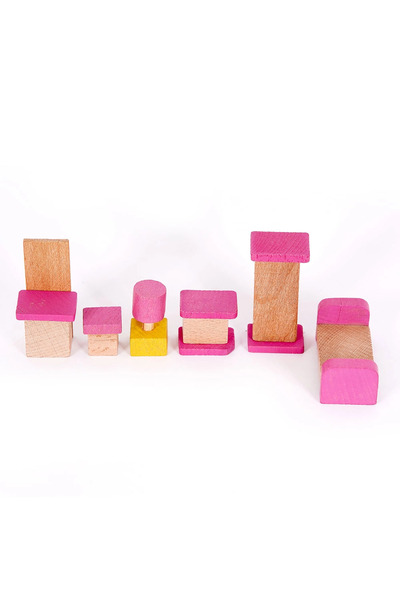 BALATOYZ Wooden - Mini Miniature Children's Room Set