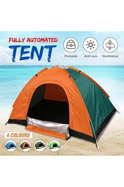 Generic Camping Tent for 7-8 Person, Easy Instant Pop Up Tent Automatic Tent, Assorted Color