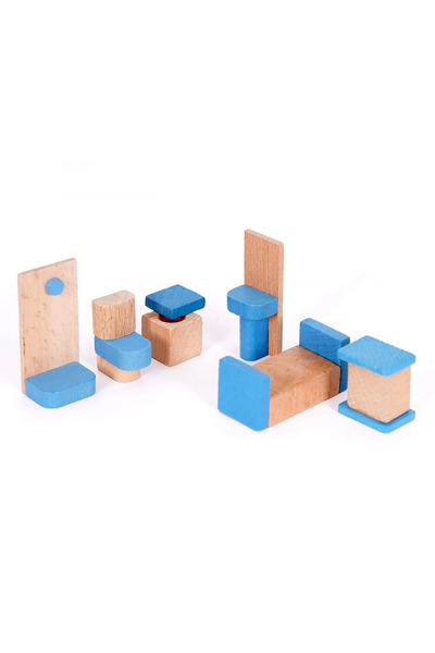 BALATOYZ Wooden - Mini Miniature Bathroom Set