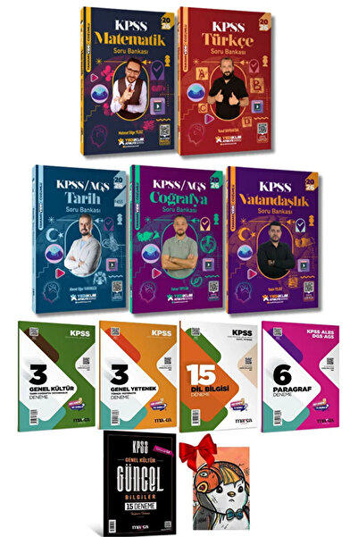 Yediiklim Yayınları 2026 KPSS Atölye Serisi Soru Bankası Seti & Güncel Bilgil...