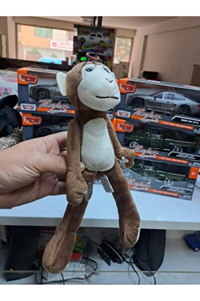 HALLEY 30 cm Asılabilir Elleri Vantuzlu Oyuncak Peluş Maymun