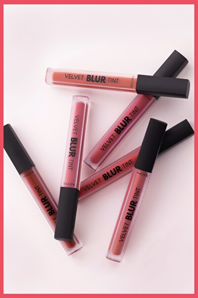 NOTE Velvet Blur Tint Kadife Bitişli Nemlendirici Mat Ruj - 06 Terra Flame - Kırmızı