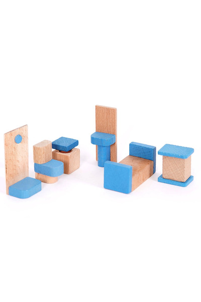 BALATOYZ Wooden - Mini Miniature Bathroom Set