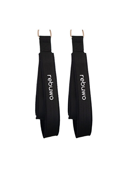 Rebuwo Pilates Elcik Reformer Yoga Pilates Tutma Aparatı (Siyah)– Kadife Kuma...