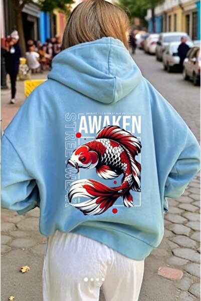 ArtYus Unisex Awaken Colorful Special cu imprimeu Cotton supradimensionat cu ...