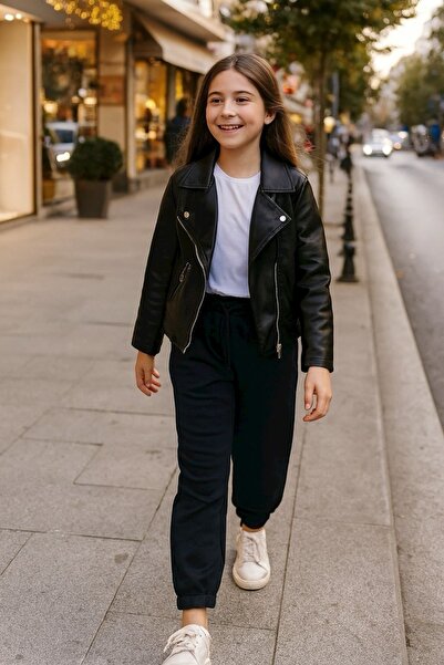 Cloise Black Tracksuit Bottoms Suitable for School and Daily Use Double Face ...