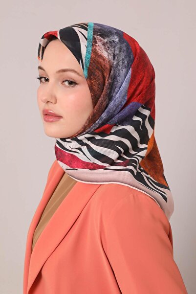 Levidor وشاح قطني بنمط الحمار الوحشي من Yavruağzı