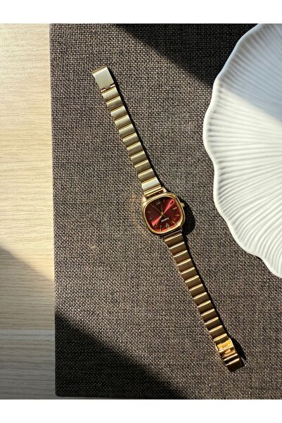 rubsey Öztel Vintage Minimalist Metal Kordon Vintage Kadın Kol Saati