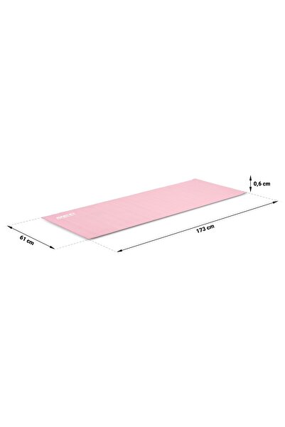 Neo-Sport Στρώμα γυμναστικής Pro 173x61 cm - Αντιολισθητικό, Απορροφητικό & Ροζ, PVC