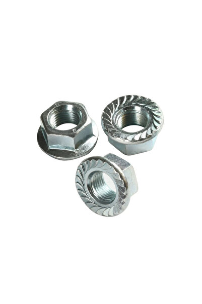 Epilons Hexagonal Flange Nut M10 - 10 Pieces