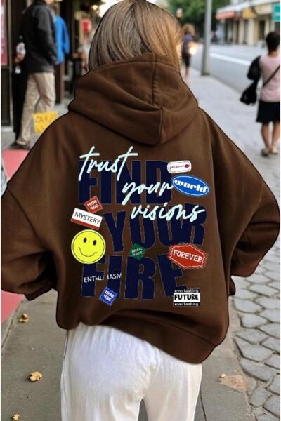 ArtYus Unisex Find Your Fire Colorat Personalizat cu imprimeu Bumbac supradim...