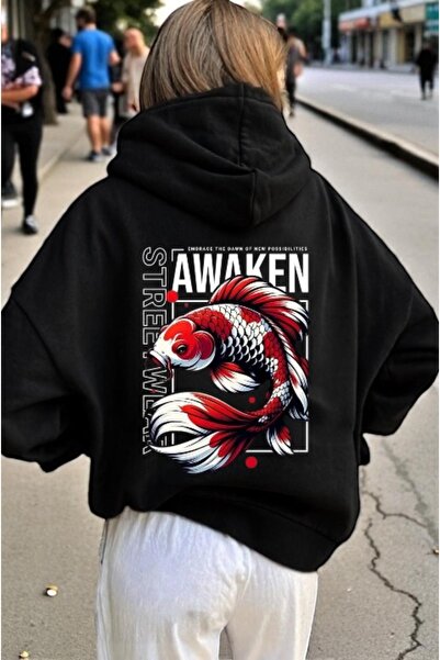 ArtYus Unisex Awaken Colorful Special cu imprimeu Cotton supradimensionat cu ...