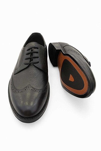 Morven Men's Black Classic Analin Neolite Sole Shoes