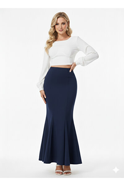 CNG MODA Kadın Balık Toparlayıcı Maxi Boy Etek