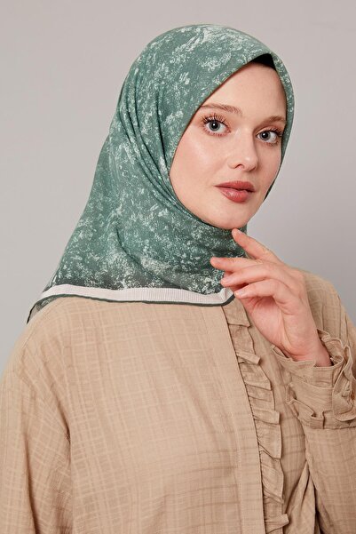 Levidor وشاح قطني بنمط الباتيك الأخضر