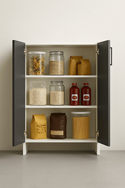 DEMEZLER MOBİLYA Modern Çok Amaçlı Kiler Dolabı