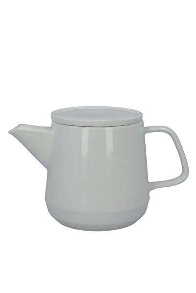 Bien Servi غلاية شاي بيضاء من البورسلين سعة 130 مل