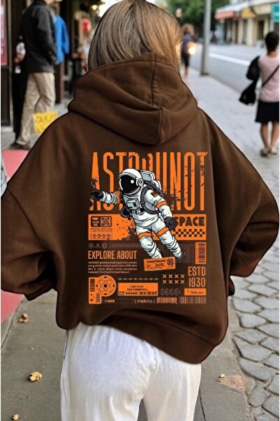 ArtYus Unisex Astronaut Colorat Special cu imprimeu Bumbac supradimensionat c...