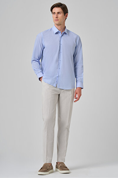 Morven Мъжка риза A. BLUE Trend Regular Fit