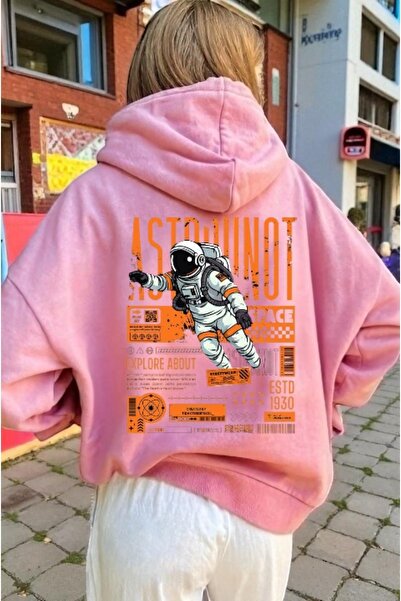 ArtYus Unisex Astronaut Colorat Special cu imprimeu Bumbac supradimensionat c...