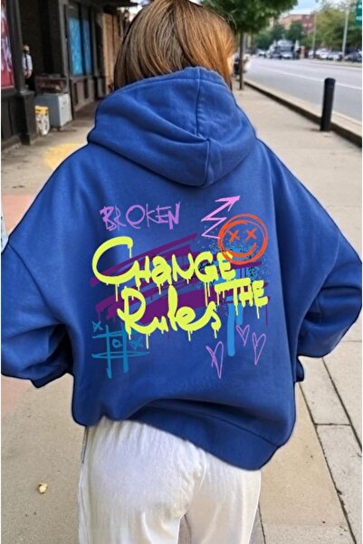 ArtYus Unisex Broken Colorful Special cu imprimeu Cotton supradimensionat cu ...