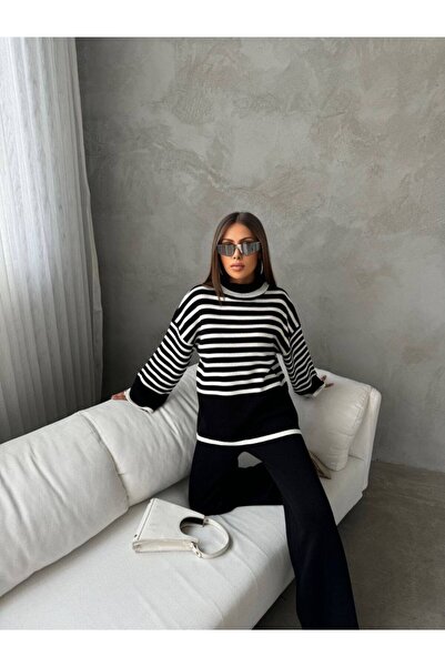 GİYSİ DÜNYASI 57 Triko Kumaş Kazak Pantalon Takim