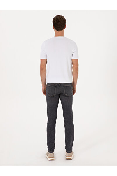 Cacharel Antrasit Slim Fit Pamuk Karışımlı Jean Pantolon 50313997-VR006