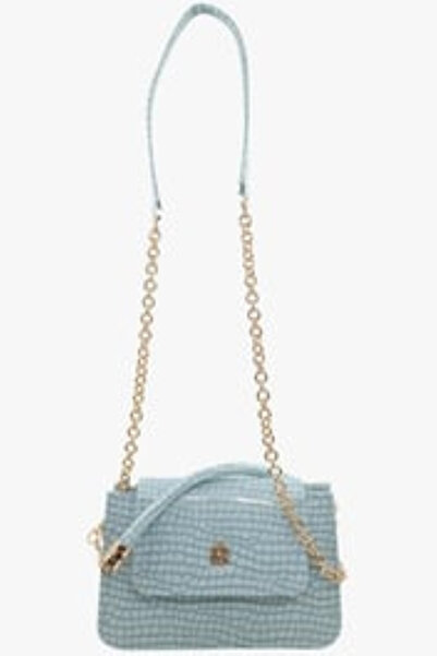 SOSELA Сумка з хрестоподібними ременями 67-7157 Синя