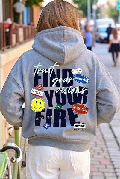 ArtYus Unisex Pronađi svoju žar Bojani Specijalni Štampano Pamuk Oversize kro...