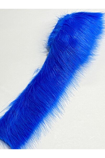 karantuhafiye شريط فرو / 5 سم / 1 متر / أزرق غامق