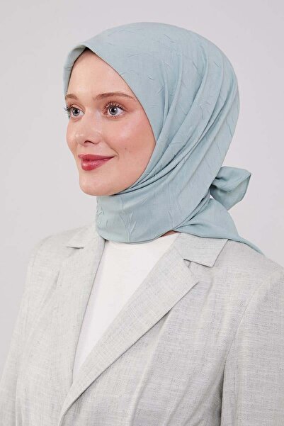 Levidor Green Green Kraş Chiffon Scarf