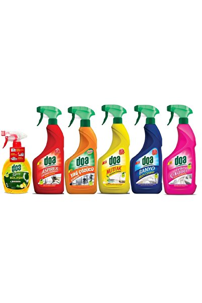 Doa 6 Lı Temizlik Seti Sprey