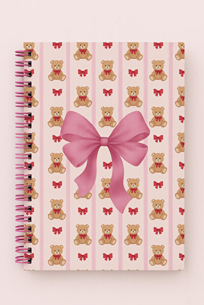 Minnoş A5 Size Lined Spiral Notebook - School Notebook Concept Notebook