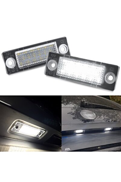 MaxTech Set 2 lampi LED numar inmatriculare dedicate Volkswagen Passat B5, B6 Touran