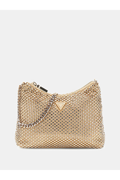 Guess Zalina Women's Gold Handbag Hwce9350170-Gol