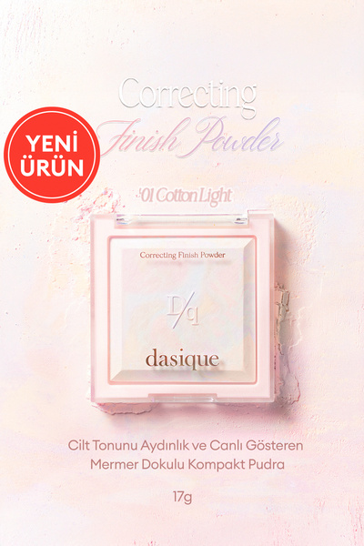 dasique Ton Eşitleyici & Sabitleyici Fırınlanmış Pudra Correcting Finish Powder (#01 Cotton Light)