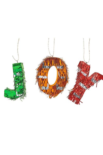 Flippy Pinata Mini JOY, Flippy, Party Pinata, 40 x 27 x 8 cm, Green Orange Red