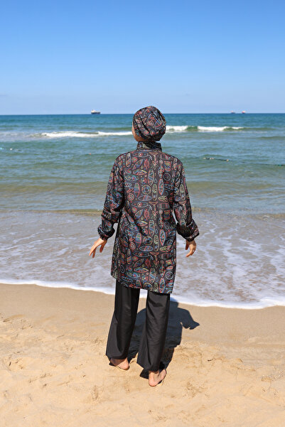 DLC Tekstil Σετ μαγιό 3 τεμαχίων με μοτίβο χιτζάμπ