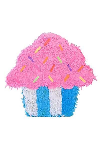 Flippy Cupcake Pinata for Party, Flippy, Party Pinata, 45 x 35 x 10 cm, Pink