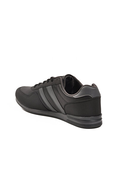 Slazenger Black Large Size Leather Men's Sports Shoes Omega Int m