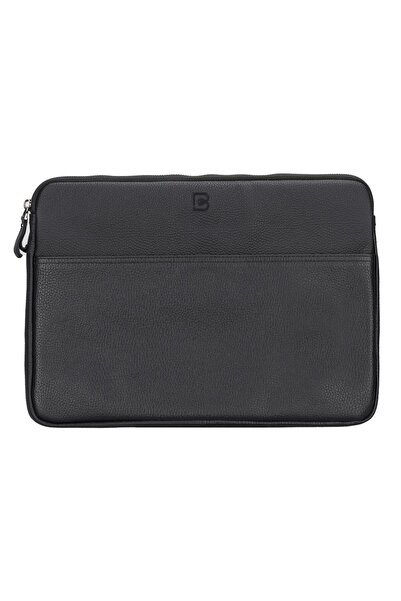 BloominBag Awe Slim Genuine Leather Black 14Inch Laptop / MacBook Case