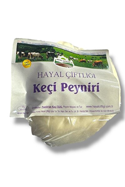 hayal çiftliği Doğal Keçi Peyniri 350 Gr