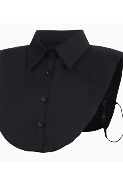 SOSYETEZGAHI Gömlek Yakası Siyah ve Beyaz Kazak İçine Dekolte Kapatıcı İçlik ...